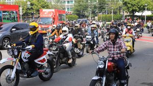 Motorcyclists riding in Jakarta last month to celebrate the 79th anniversary of Indonesia's Independence. GCC investments in the country are worth $25m