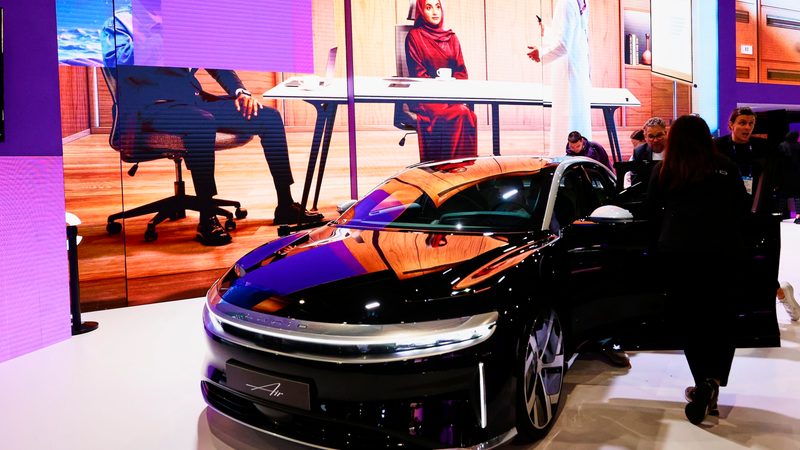 Lucid, the electric vehicle maker, is 60 percent owned by Saudi Arabia’s Public Investment Fund