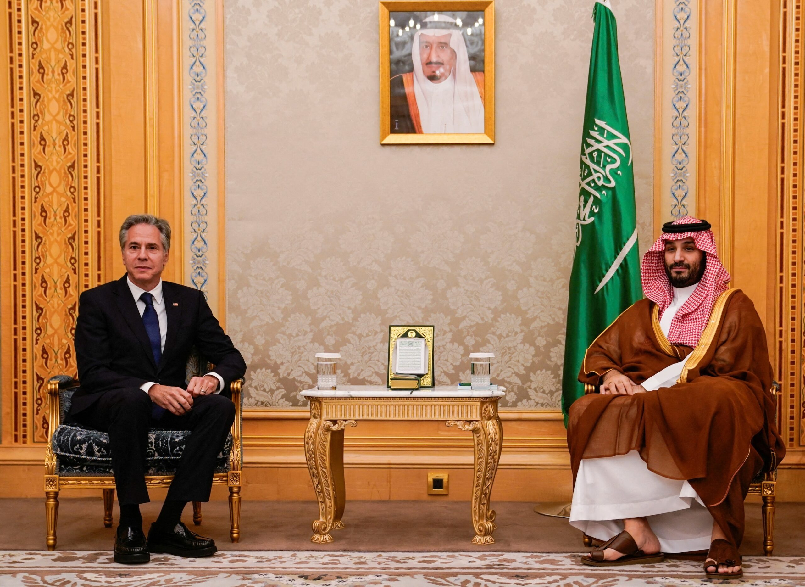 As part of the latest attempt by the US to push for an Israeli ceasefire in Gaza, US Secretary of State Antony Blinken met Saudi Crown Prince Mohammed bin Salman in Riyadh