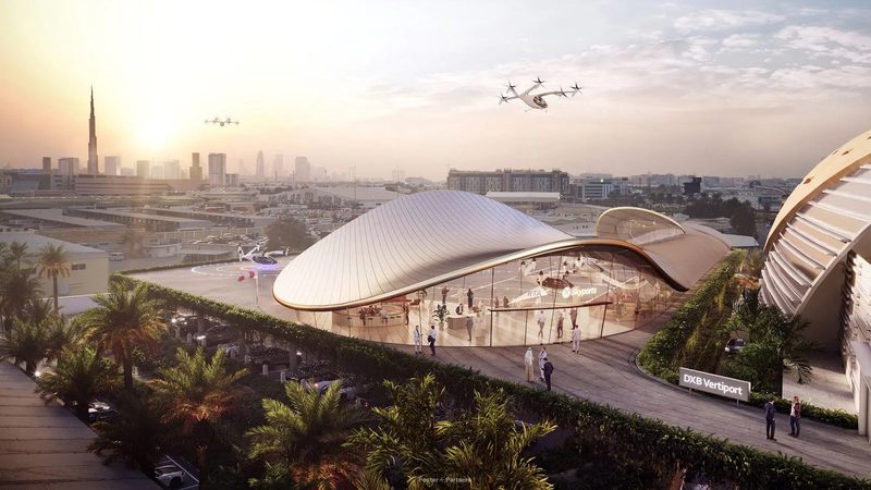 Parkin will collaborate with UK-based Skyports on Dubai's vertiports