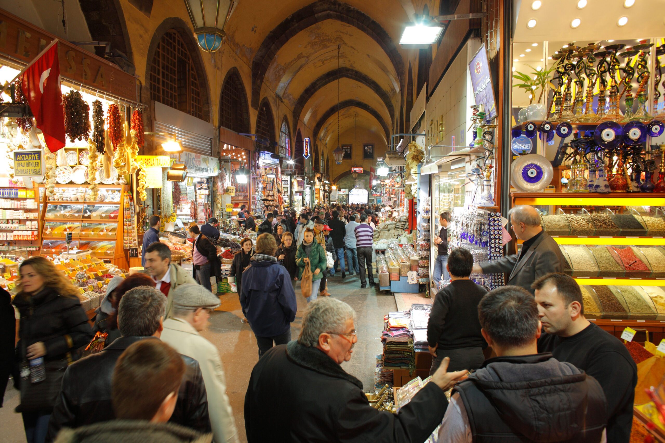 Shoppers in Istanbul's Grand Bazaar. Consumers are expected to push back against Turkey's tax plan because large corporations are 'not seen as contributing fairly'