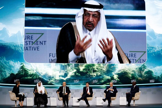 Khalid Al-Falih Saudi Arabia’s investment minister regional conflict Future Investment Initiative
