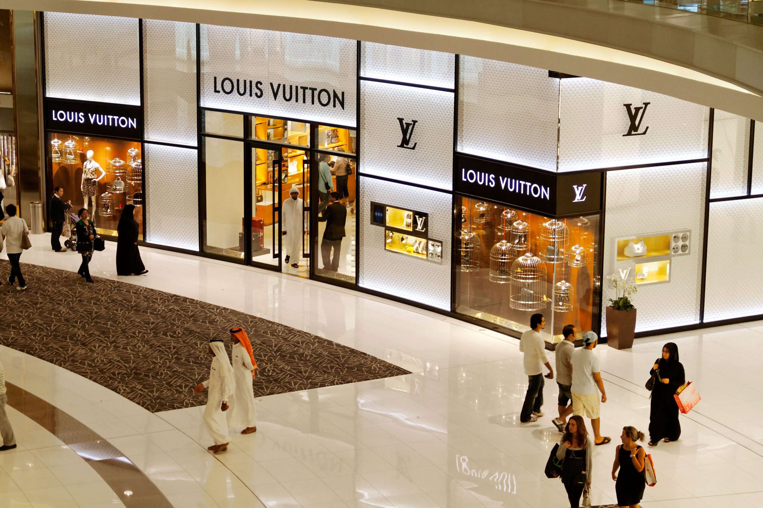 Shoppers in Dubai Mall. Retail rents in the emirate have risen as vacanacies fall