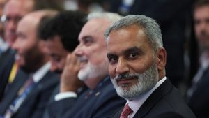 Opec secretary general Haitham Al Ghais at the Rio Oil & Gas & Energy 2024 meeting in Brazil last month