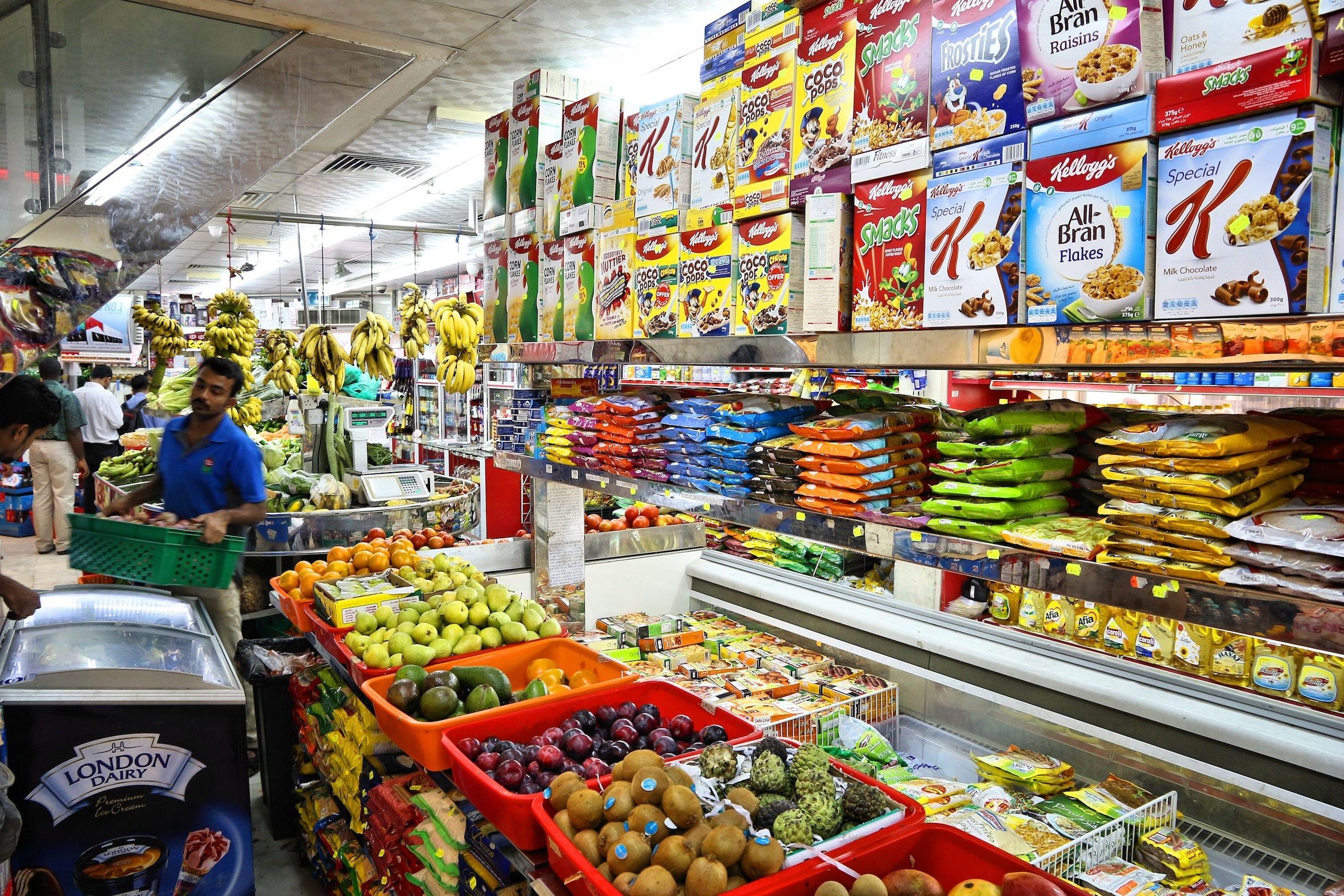 A Dubai supermarket. Recent successful listings by UAE retailers could bode well for Union Coop