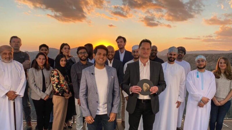 The 44.01 team. Together with Adnoc the company mineralised 10 tonnes of CO2 in Fujairah in under 100 days