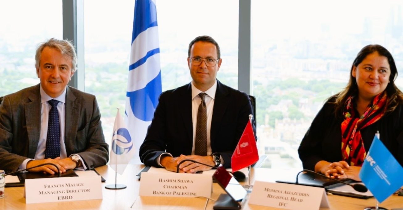 Adult, Female, Person In August the International Finance Corporation and the European Bank for Reconstruction and Development joined forces to invest in Bank of Palestine