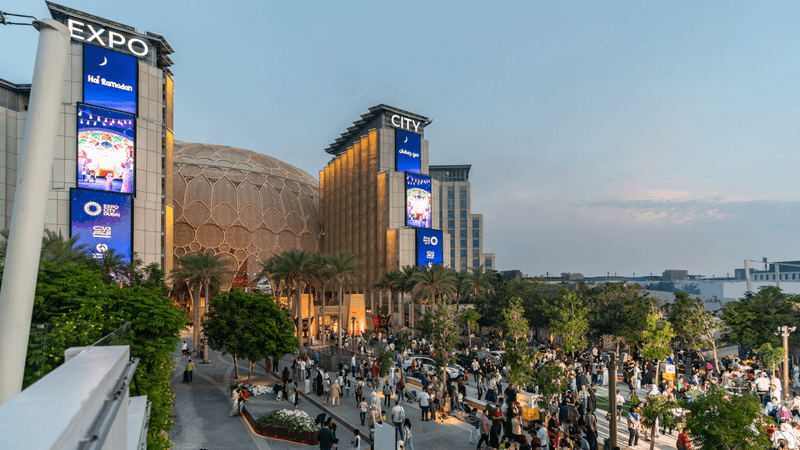 Expo City is at the heart of Dubai’s ambitions to double annual events from 300 to 600 by 2033