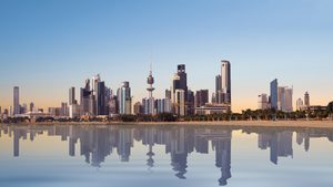Kuwait City skyline Kuwait economy