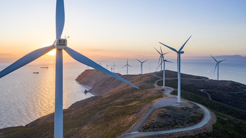 Masdar's Agios Georgios wind farm in Greece. Masdar aims to achieve 100GW of global capacity by 2030