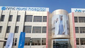 NMC Royal Hospital in Mohammed Bin Zayed City, Abu Dhabi, one of 85 medical facilities the company operates in the UAE