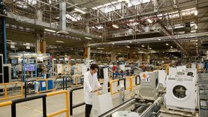 A Beko manufacturing plant. The company said Italian operations were financially unsustainable, with factory utilisation rates falling below 40 percent
