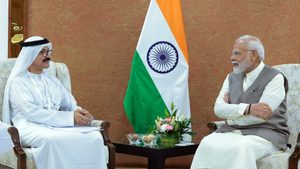 DP World chairman and CEO Sultan bin Sulayem met with Indian prime minister Narendra Modi in January