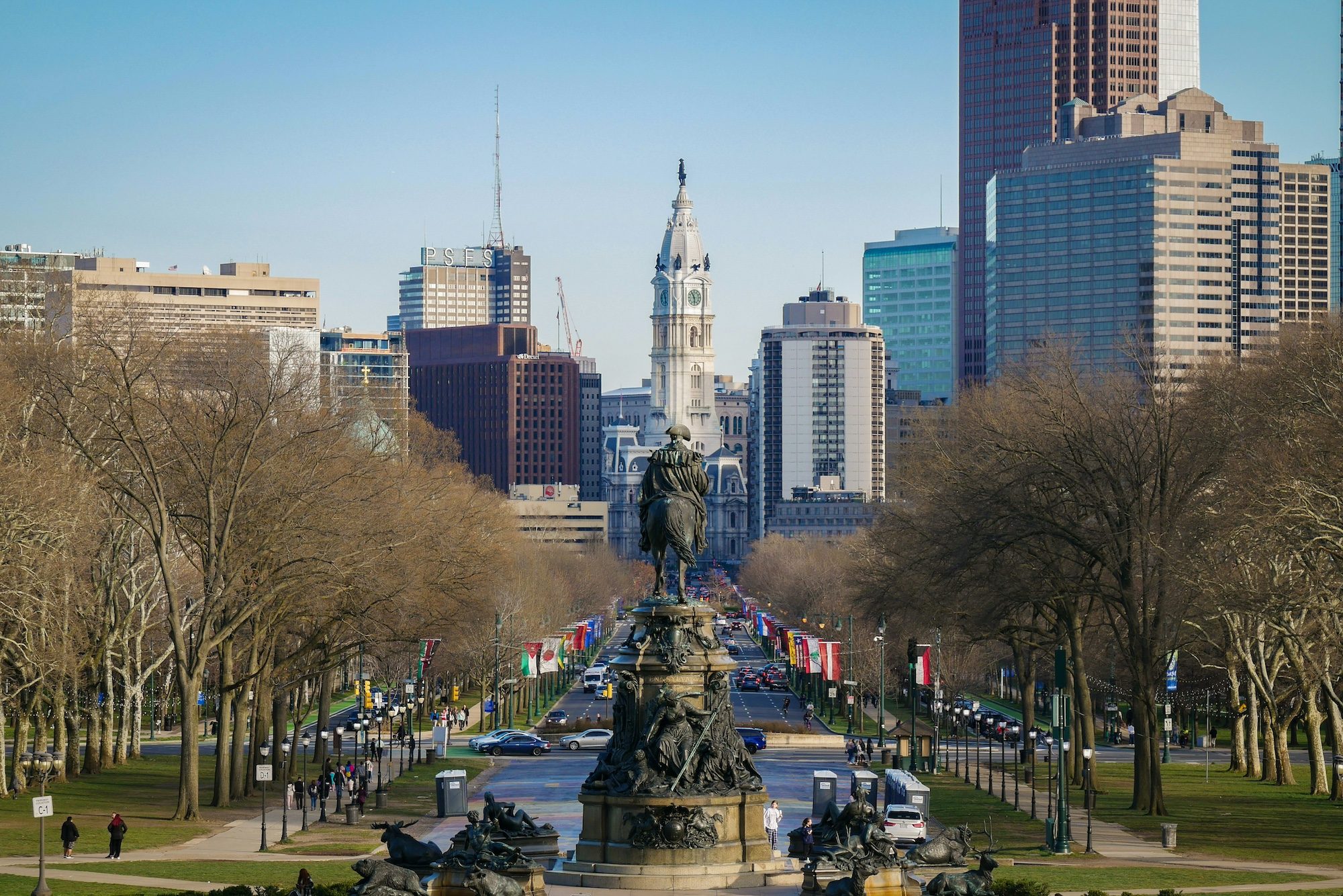Philadelphia City Hall was the tallest building in the world from 1894 until 1908