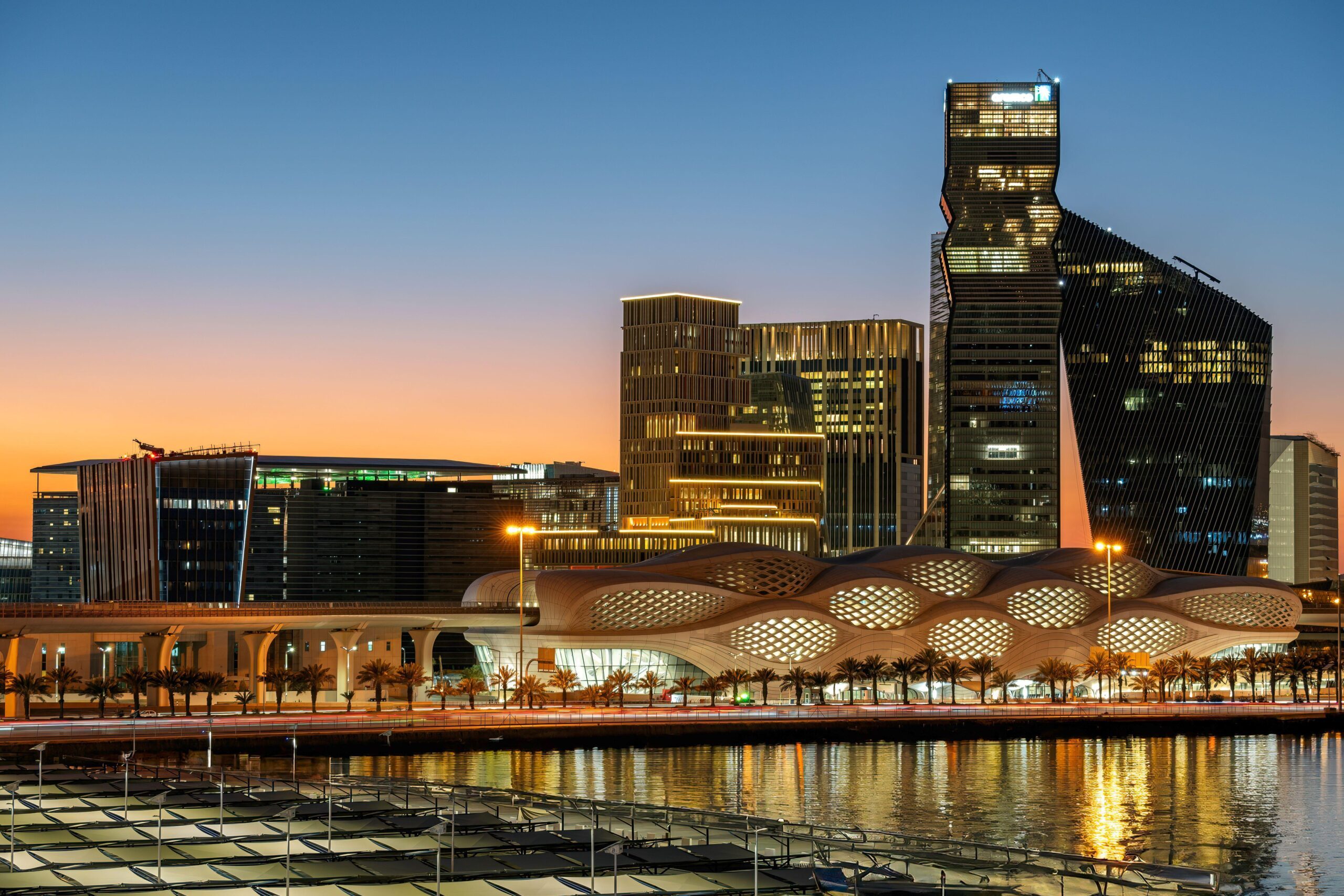 The striking Riyadh Metro station in Kiing Abdullah Financial District - will it draw Saudis from their cars?