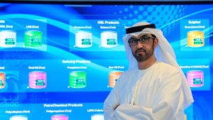UAE minister of state and Adnoc CEO Sultan Al Jaber. The company has been instrumental in turning the UAE into a trading centre
