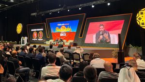 The Bitcoin Mena conference in Abu Dhabi, where AE Coin announced its approval