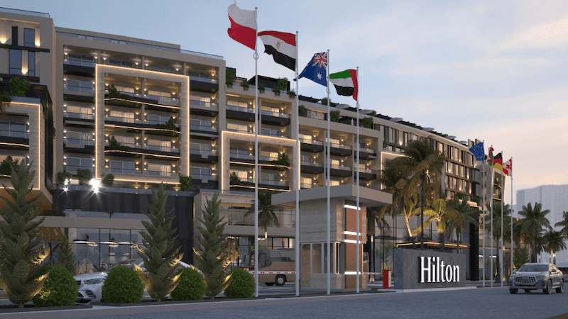 The 350-key Hilton Cairo Suez Road. Egypt is Hilton's longest-standing market in the Middle East and Africa region, where it has been operating for more than 60 years