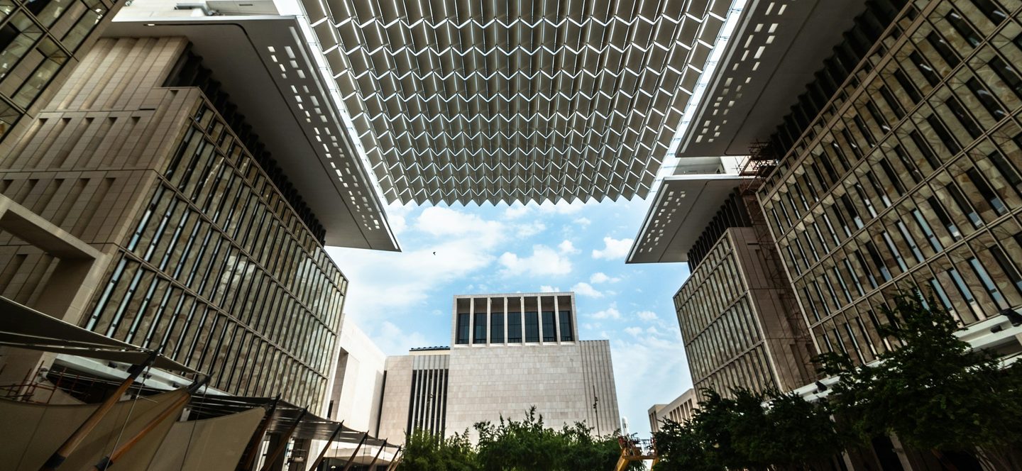 Dubai walkability: Msheireb Downtown Doha makes use of shading to help cool its streets