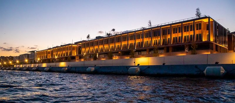 Istanbul’s luxury cruise terminal has a 980m pier and was opened in 2021