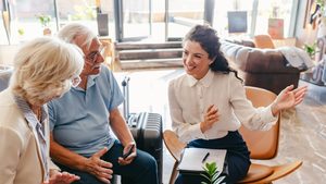 Senior services such as at-home healthcare visits for retirees will help to keep costs lower, experts say