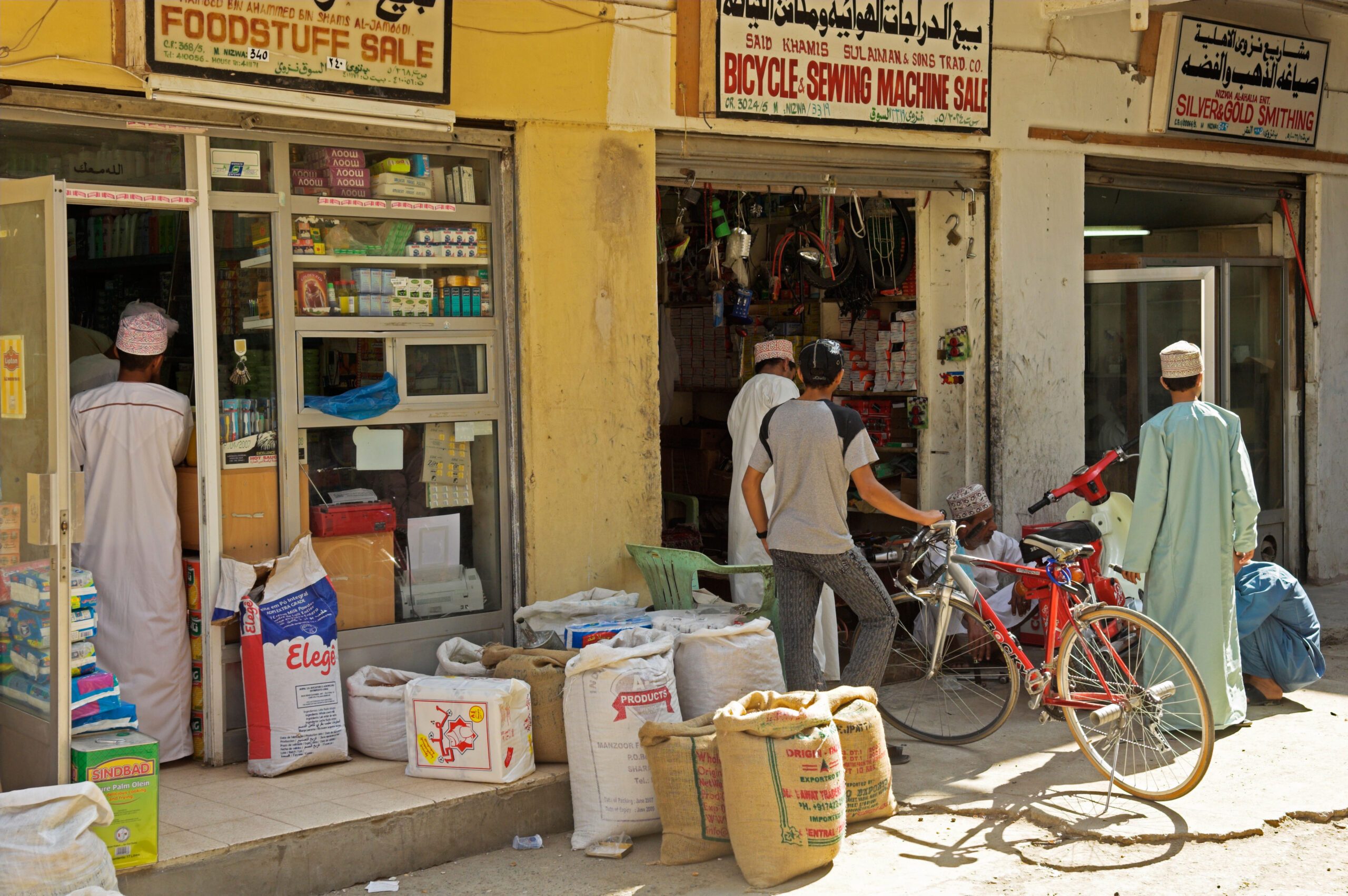 Shoppers in Nizwa. Oman already has VAT and a corporate income tax, but has now postponed its plans for personal income tax for high earners