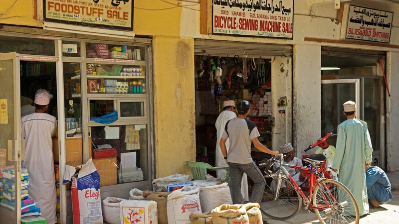 Shoppers in Nizwa. Oman already has VAT and a corporate income tax, but has now postponed its plans for personal income tax for high earners