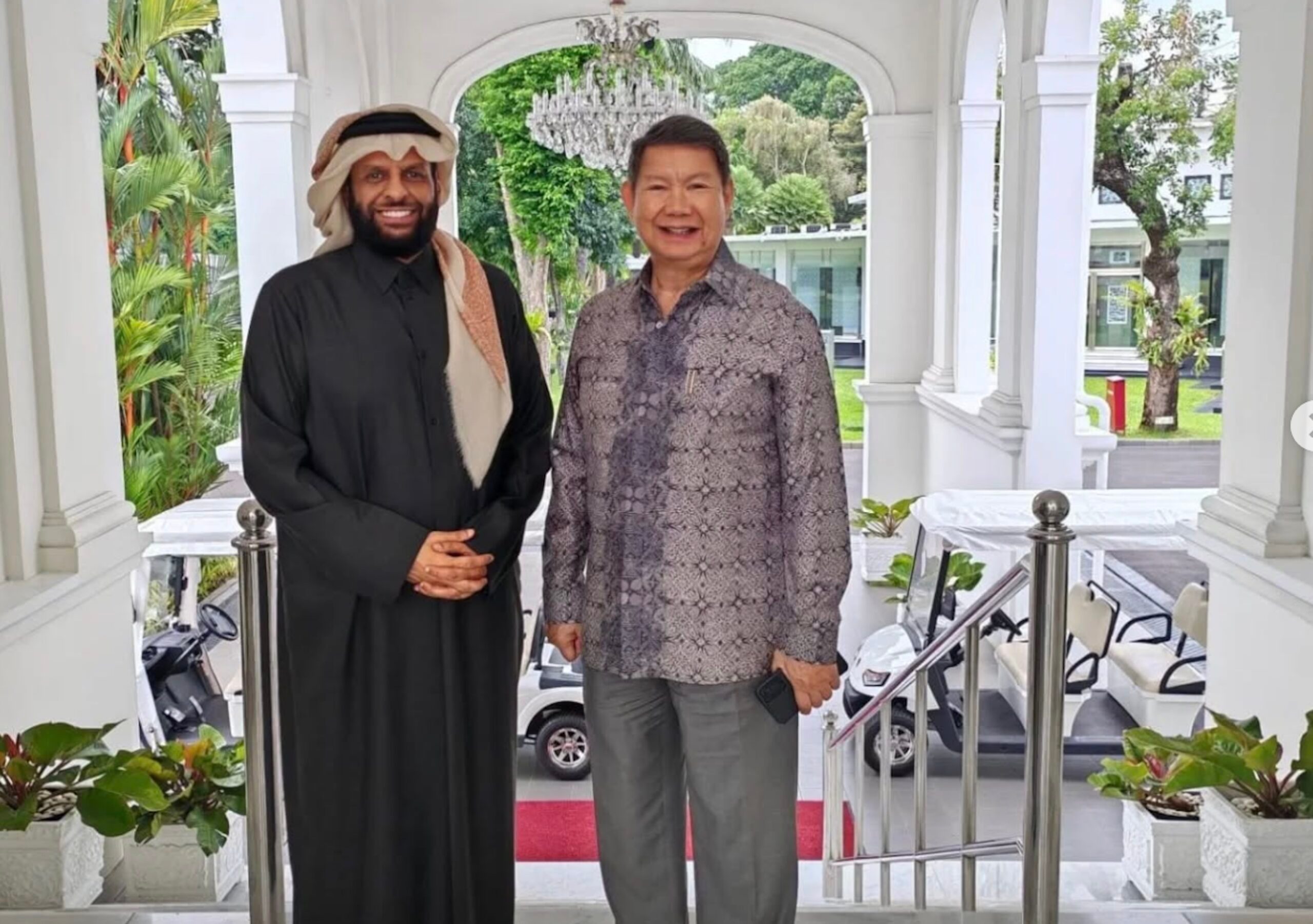 Qatari Indonesia homes Abdulaziz Al Thani Maruarar Sirai