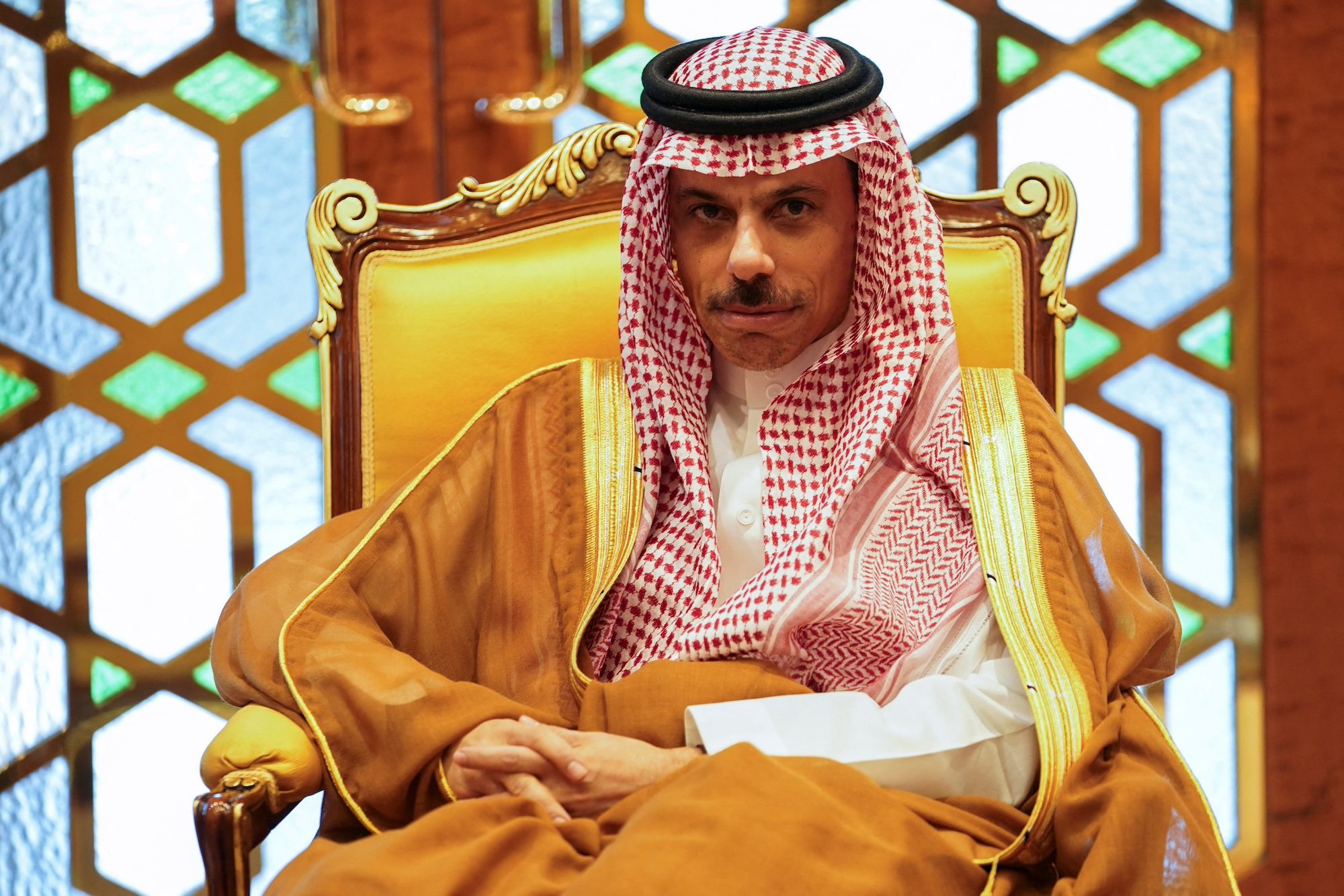 Prince Faisal bin Farhan, Saudi Arabia’s foreign minister, has called for an end to economic sanctions on Syria