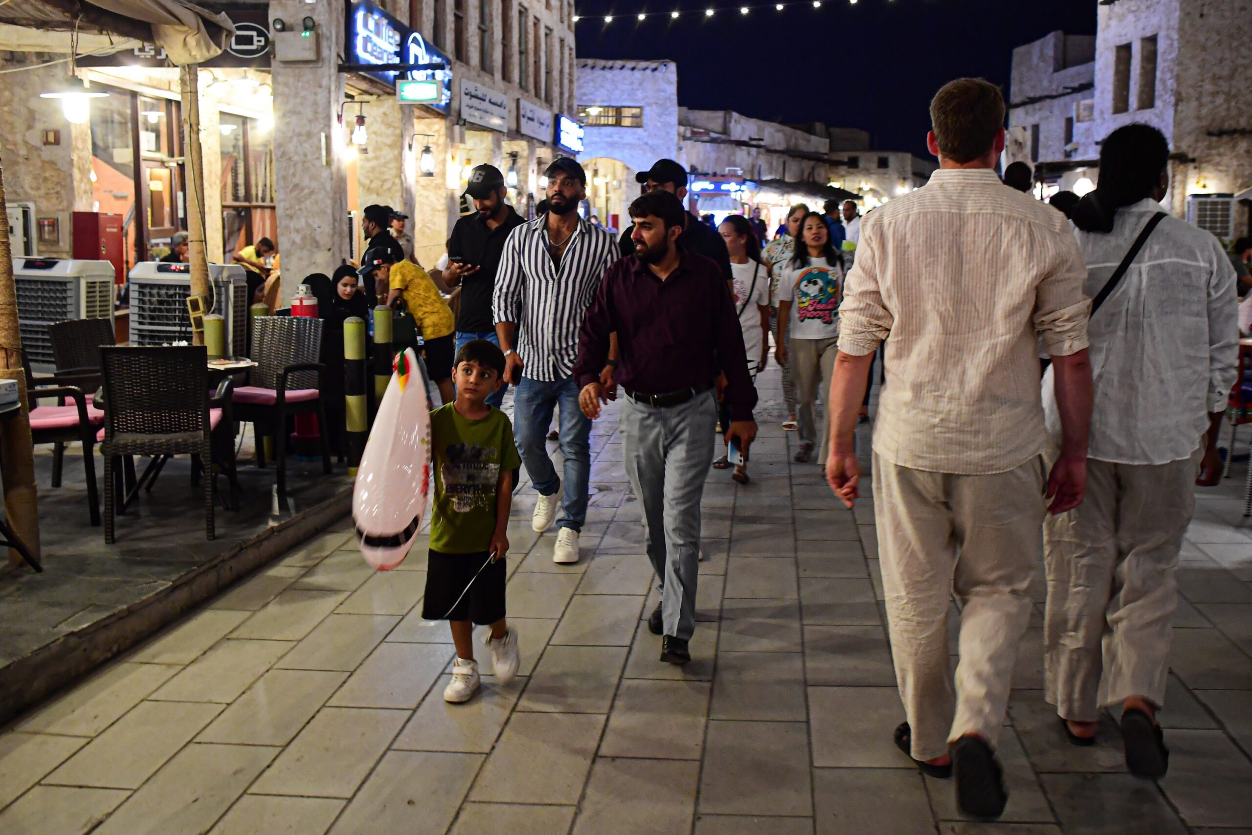 Souq Waqif in Doha. Qatar has the world’s third largest proven gas deposits
