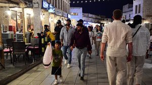 Souq Waqif in Doha. Qatar has the world’s third largest proven gas deposits
