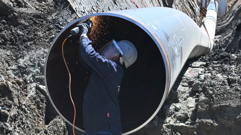 Pipes to carry hydrogen being laid in Germany by energy company EnBW, which is developing Oman's hydrogen-export plan with Greek company Ecolog