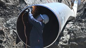Pipes to carry hydrogen being laid in Germany by energy company EnBW, which is developing Oman's hydrogen-export plan with Greek company Ecolog