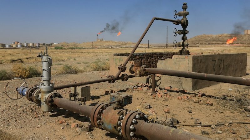 An oilfield in Kirkuk. The volume of local and foreign investments in Iraq has reached $60 billion