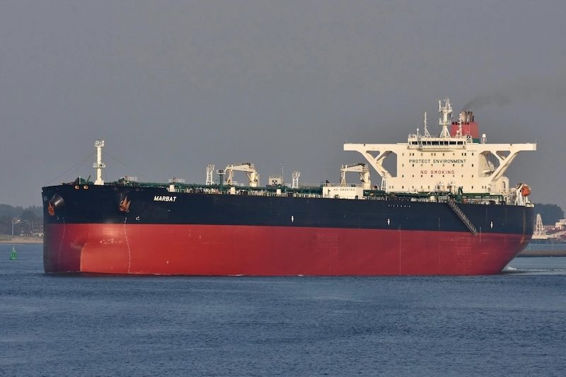 A VLCC in Rotterdam. Bahri expects three VLCCs and one dry bulk carrier, delivered last year, to be operational in the first quarter of 2025