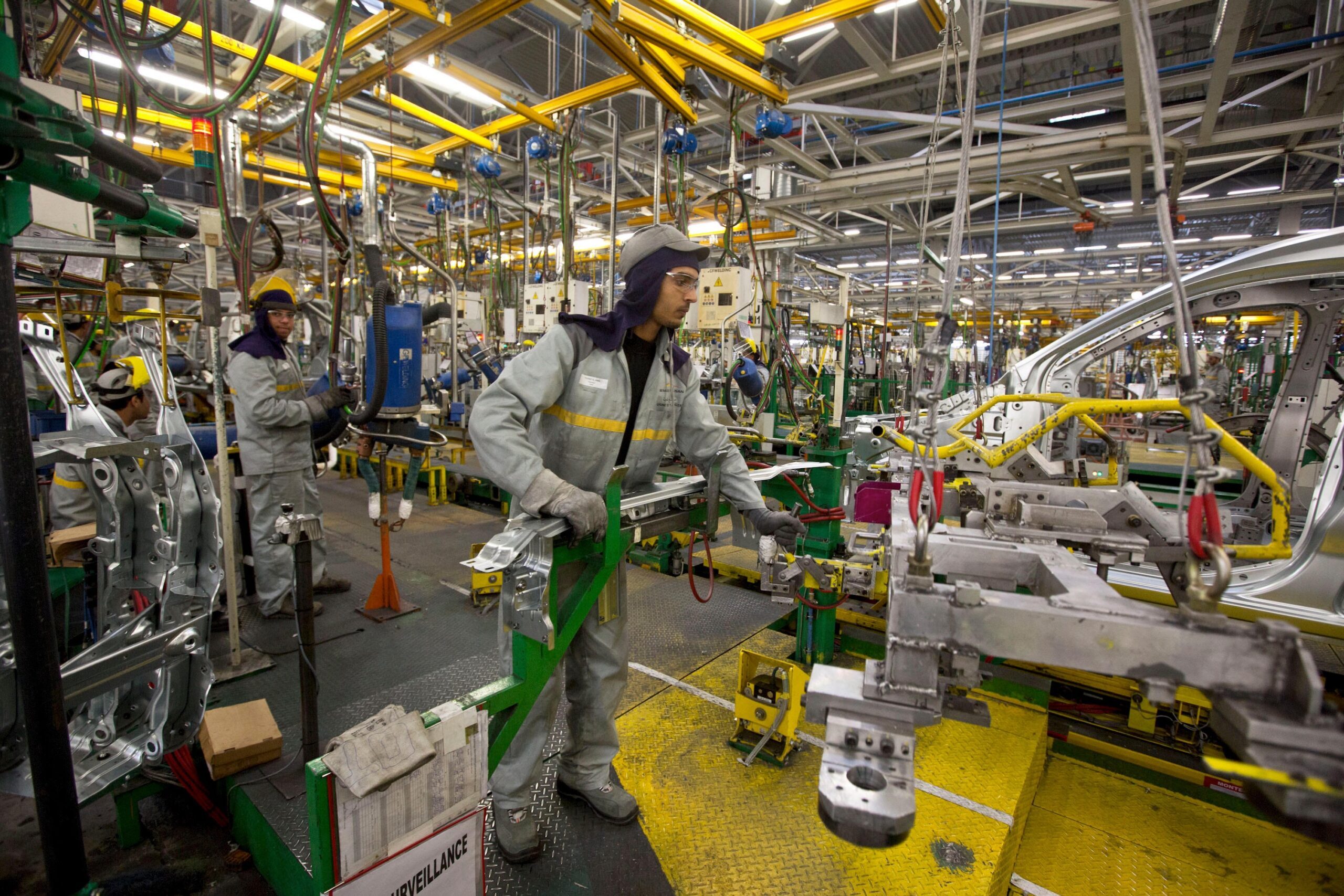 A Renault factory outside Tangiers. Morocco's car industry is closely linked to European manufacturers, who are also in Trump's sights