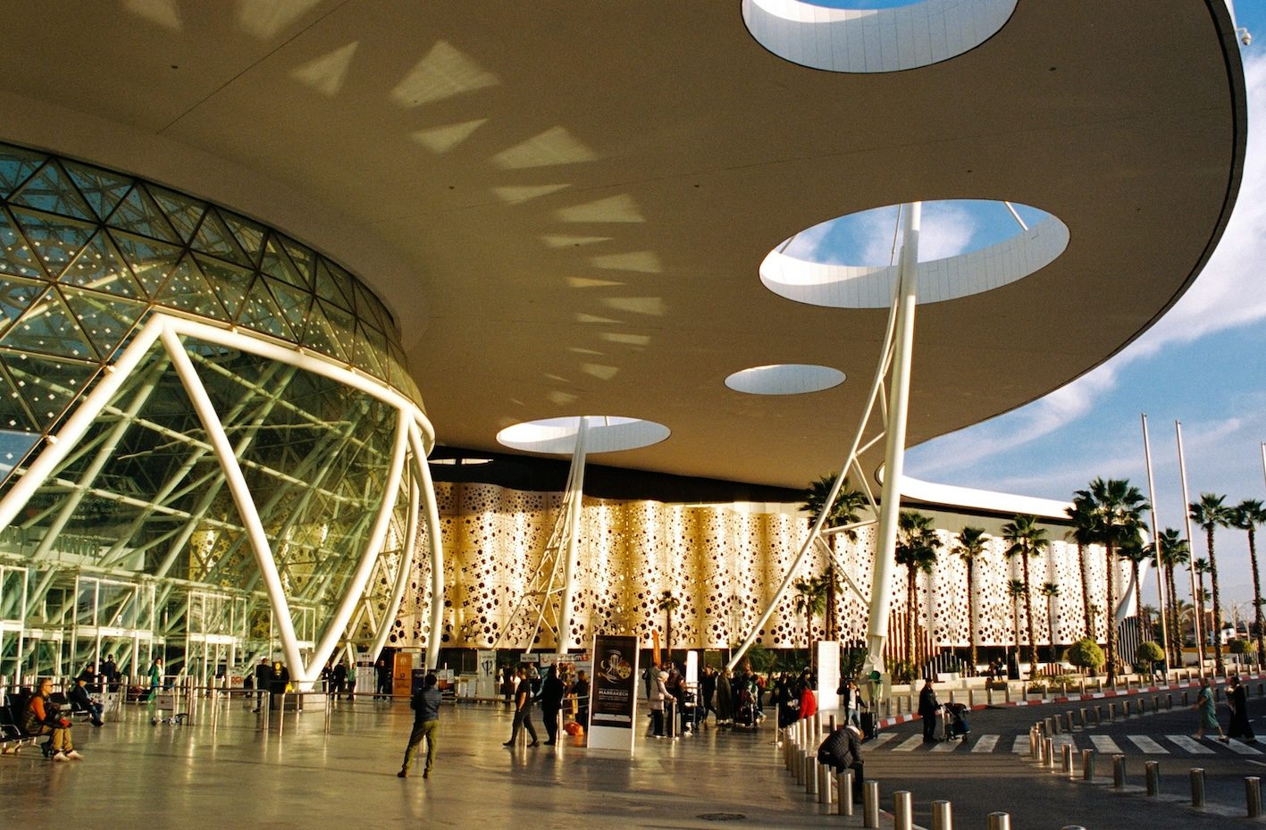 Marrakesh Menara airport. Morocco expects airport passenger traffic to reach 60 million by 2030