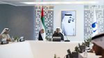 UAE President Sheikh Mohamed bin Zayed Al Nahyan presides over the annual meeting of the Adnoc board of directors in November 2024