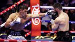 A boxing match during the Light Heavy Championship held in Riyadh last month. Saudi Arabia is gaining ground as a major sports event host