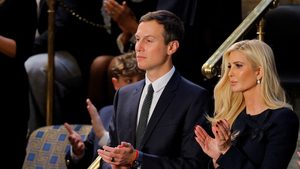 Ivanka Trump and Jared Kushner at President Donald Trump's speech to the US Congress in March