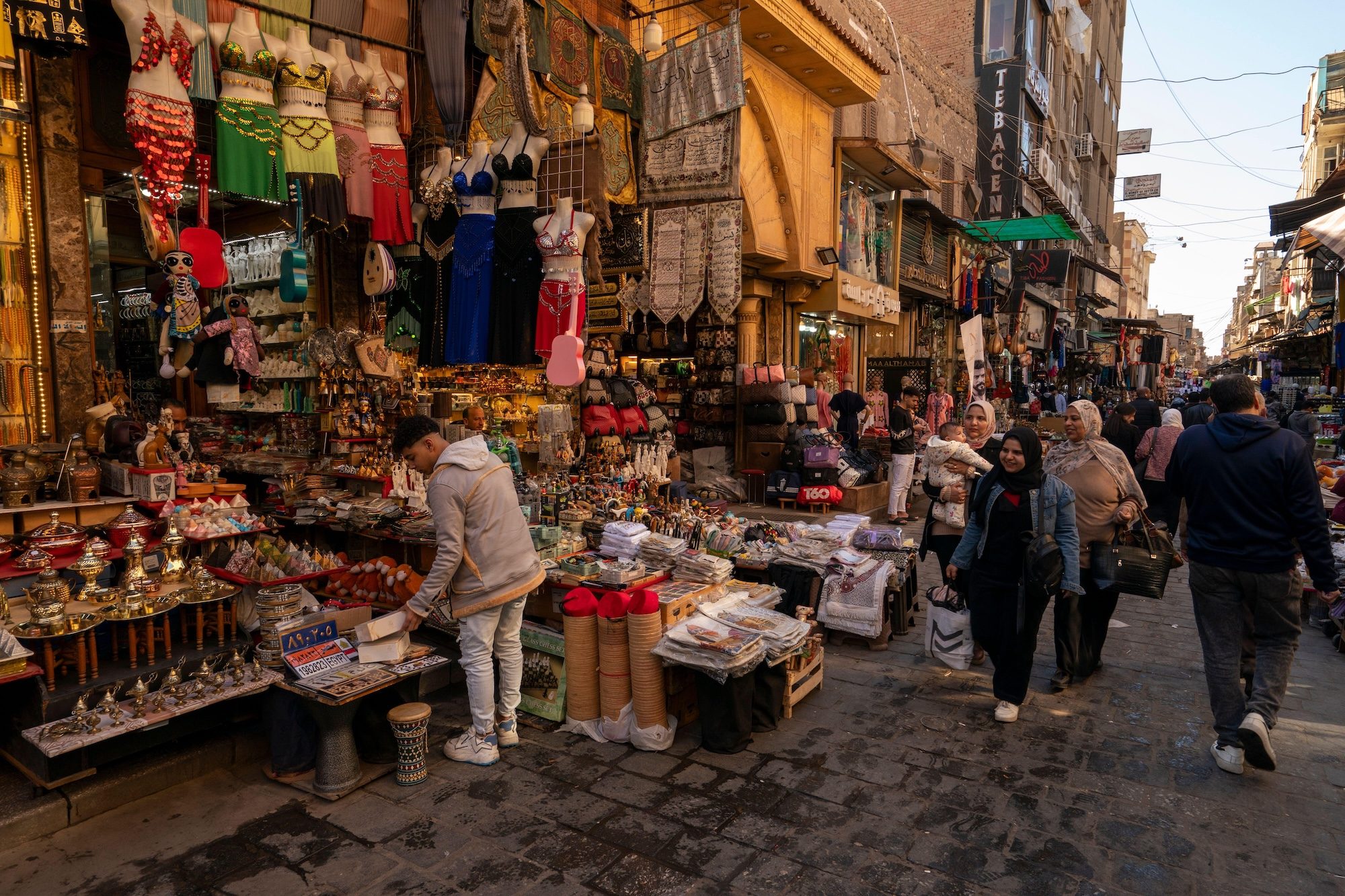 Khan el-Khalili market, Cairo. Egypt's NFAs climbed to the equivalent of $8.7bn, according to the official central bank currency rates