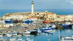 The harbour at Cherchell, Algeria, the site of a planned deep-water port