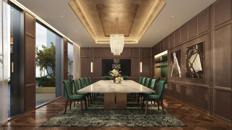 A view of the meeting rooms in Dar Global's Trump Tower Jeddah