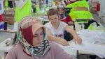 Turkey textiles Female workers working in a textile factory