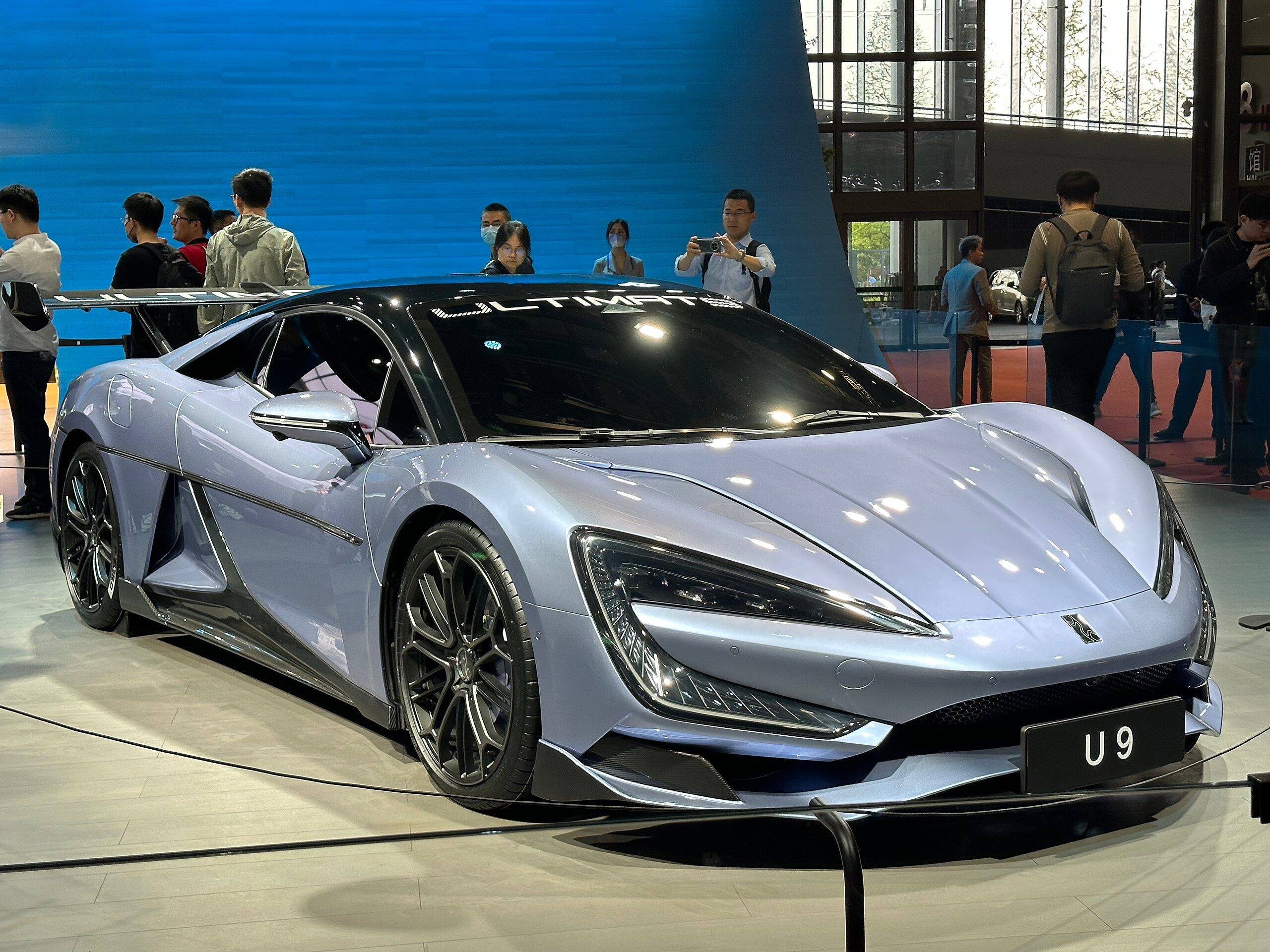 The U9 supercar, made by BYD's Yangwang brand. Chinese car makers such as BYD are increasing their market share in the UAE
