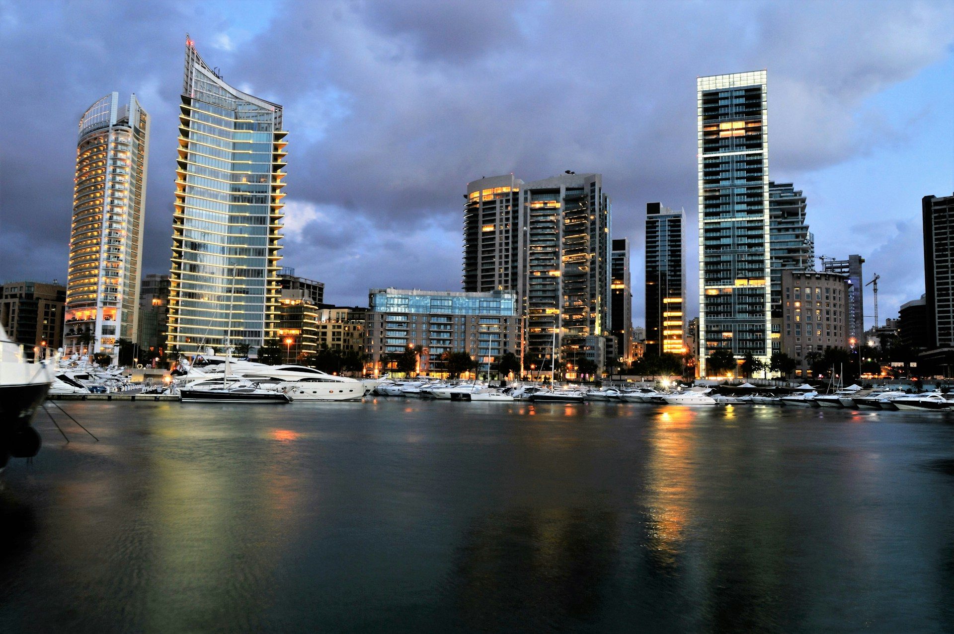 Zaytouna Bay, Beirut. Lebanon has Eurobonds with a face value of $31.3 billion outstanding