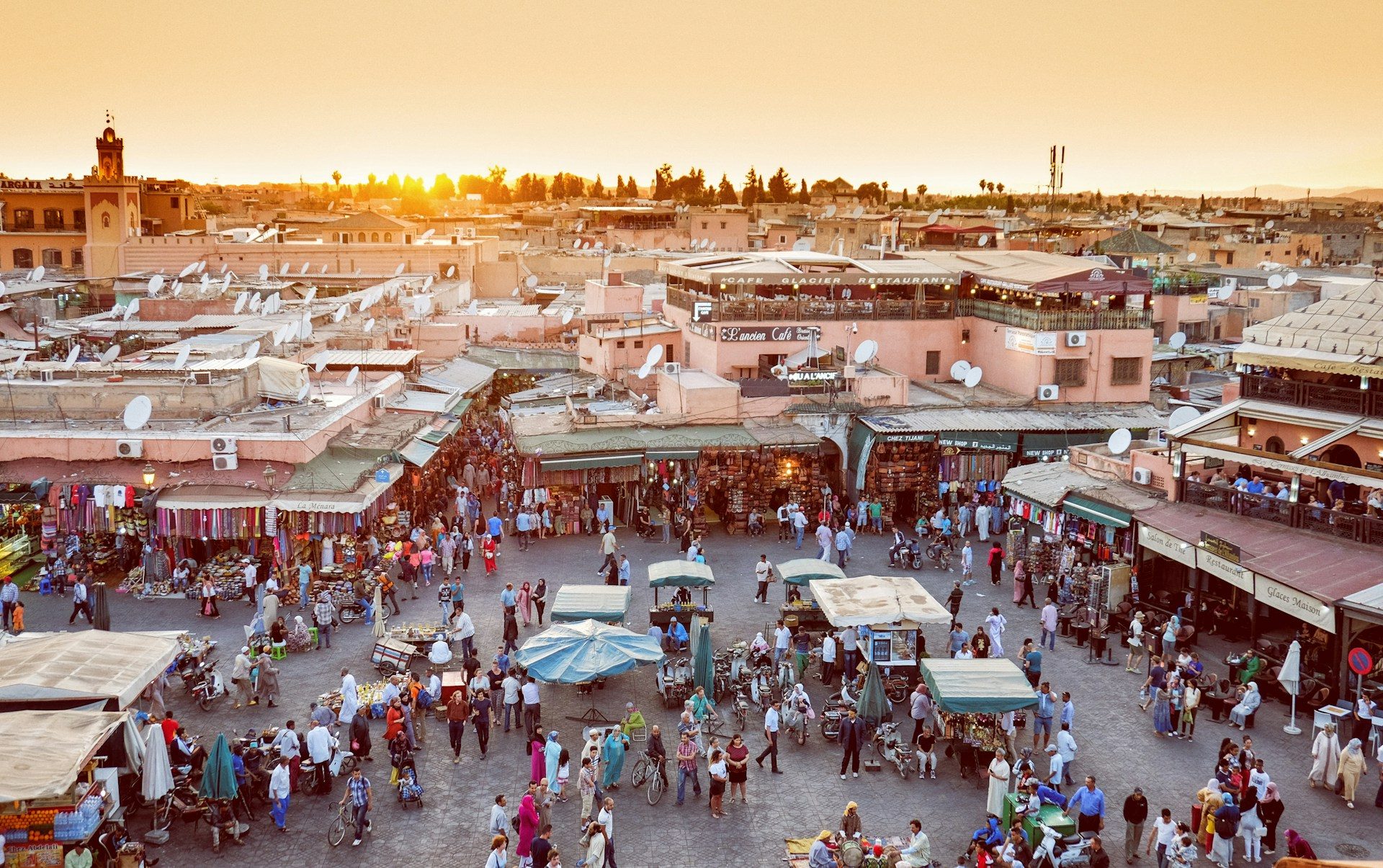 A view of Marrakesh. Morocco is investing heavily in infrastructure projects ahead of the World Cup