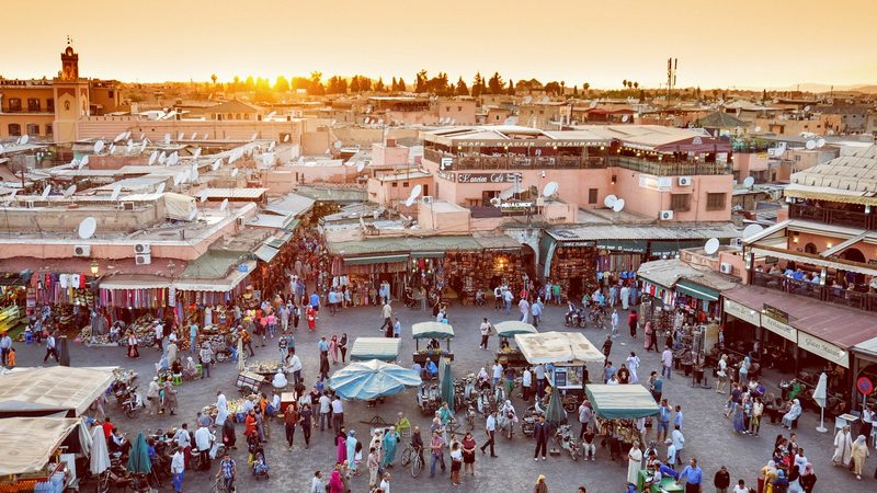 A view of Marrakesh. Morocco is investing heavily in infrastructure projects ahead of the World Cup
