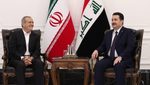 Iranian president Masoud Pezeshkian (L) with Iraqi prime minister Mohammed Shia Al-Sudani during a visit last year. The US has ended waivers which let Iraq buy Iranian electricity and gas