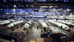 Boeing's factory in Kansas. Chinese customers are declining aircraft deliveries due to the ongoing trade conflict with the US